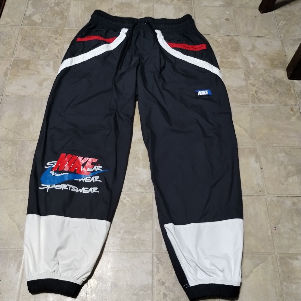 Nike Balloon Sweatpants Girl Medium Sport Woven Jogger track athletic Pant - Picture 2 of 15